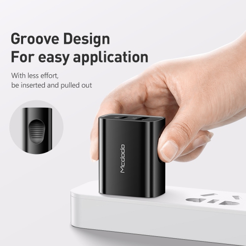 Mcdodo Dual-Port Fast Charger 20W USB-A/B/C Charger for New iPhone& All phones, 3.0 Fast Charger, USB C Wall Charger PD Charger Compatible Phone 14