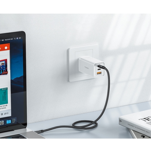 Mini GAN chargeur 65 W super rapide PD + QC de Mcdodo pour nouveau iPhone et tous les téléphones, chargeur rapide de 3,0 W, chargeur mural USB-C