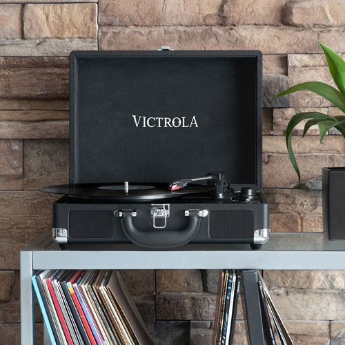 Victrola Journey+ Belt Drive Bluetooth Turntable - Black
