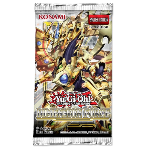 YuGiOh! Trading Card Game: Dimension Force Booster Box Yu-Gi-Oh, 24 Packs, 9 Cards per pack