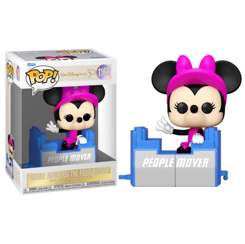 Funko Pop! Walt Disney World 50th Anniversary Vinyl Figure Minnie Mouse on the People Mover #1166