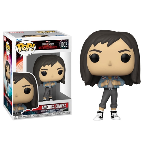 Funko Pop! Marvel Doctor Strange in the Multiverse of Madness Vinyl Bobble-Head America Chavez #1002