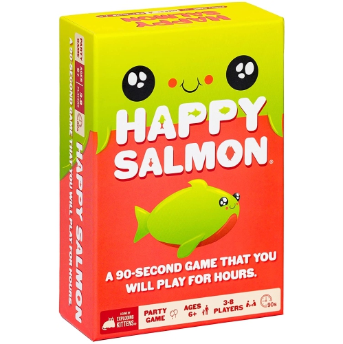 Exploding Kittens LLC Happy Salmon 3-8 players, ages 6+, 90 seconds