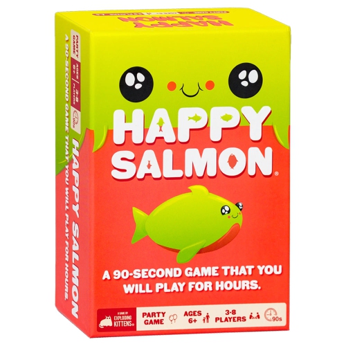 Exploding Kittens LLC Happy Salmon 3-8 players, ages 6+, 90 seconds