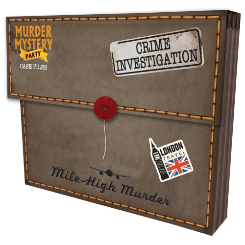 BEPUZZLED  Murder Mystery Party: Case Files - Mile-High Murder 1+ Players, Ages 14+