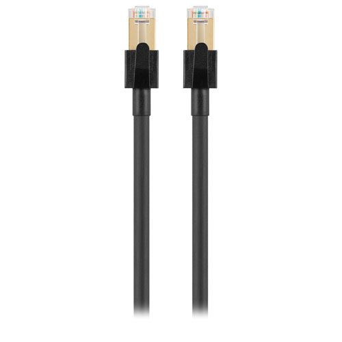 Insignia 15.24m (50 ft.) Cat7 Ethernet Cable - Black - Only at Best Buy