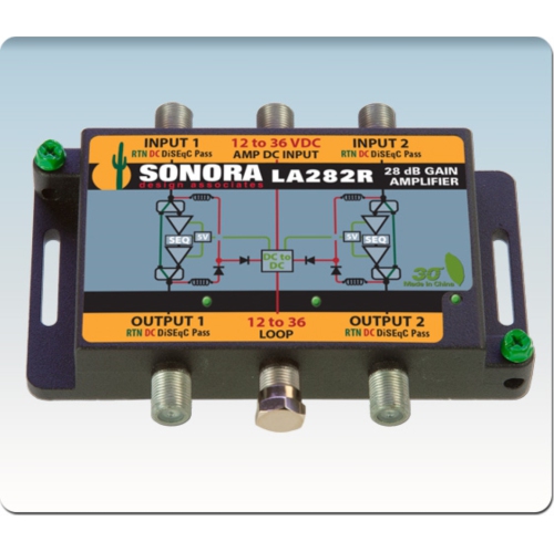 Sonora Design LA282R Dual Trunk Amplifier
