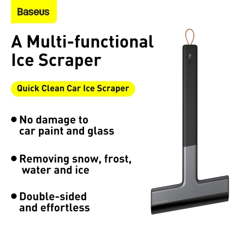 Baseus Quick Clean Car Windshield Ice Scraper Ice Breaker - Black