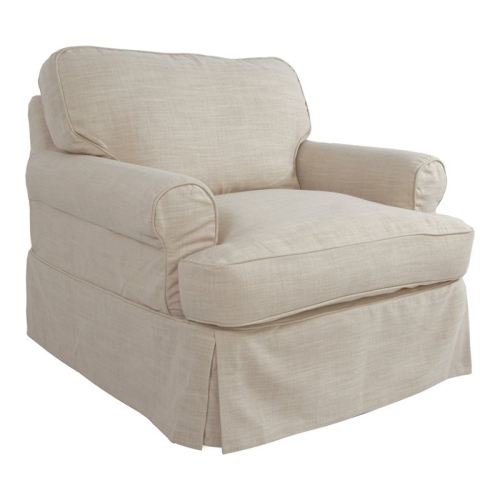 Sunset Trading Horizon Fabric Slipcover for TCushion Chair in Linen Beige Best Buy Canada