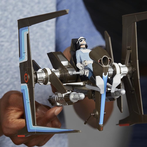 Star Wars Force Canto Bight Police Speeder and Canto Bight Police Figure