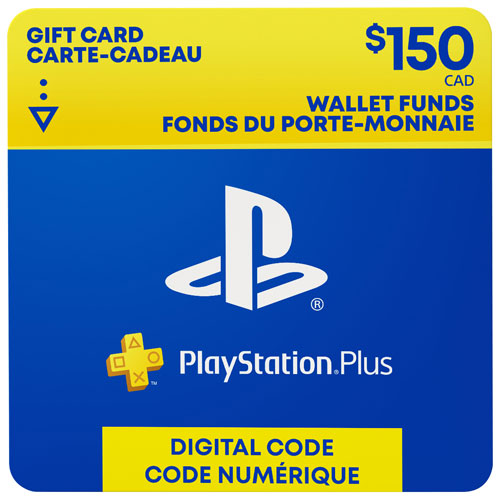 PlayStation Plus $150 Wallet Fund Gift Card - Digital Download