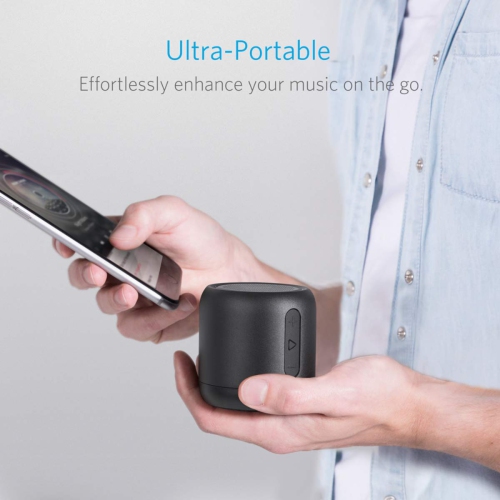Anker SoundCore Mini - Super-Portable Bluetooth Speaker with 15-Hour Playtime and Enhanced Bass