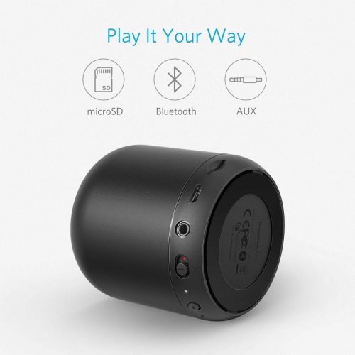 Anker SoundCore Mini - Super-Portable Bluetooth Speaker with 15-Hour Playtime and Enhanced Bass