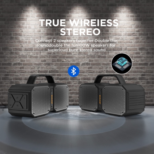 Bluetooth Speakers,M83 Speaker IPX6 Waterproof Portable LargeWireless Speaker,Bluetooth 5.2,50W Big Power, 24H Playtime,Suitable for Family