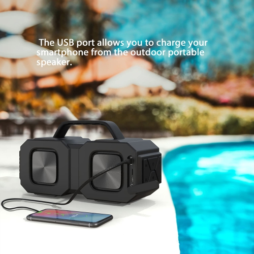 Bluetooth Speakers,M83 Speaker IPX6 Waterproof Portable LargeWireless Speaker,Bluetooth 5.2,50W Big Power, 24H Playtime,Suitable for Family