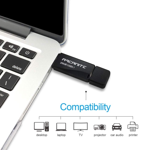 ARCANITE 256GB USB 3.1 Flash Drive - Optimal Read speeds up to 400 MB/s, Write speeds up to 100 MB/s