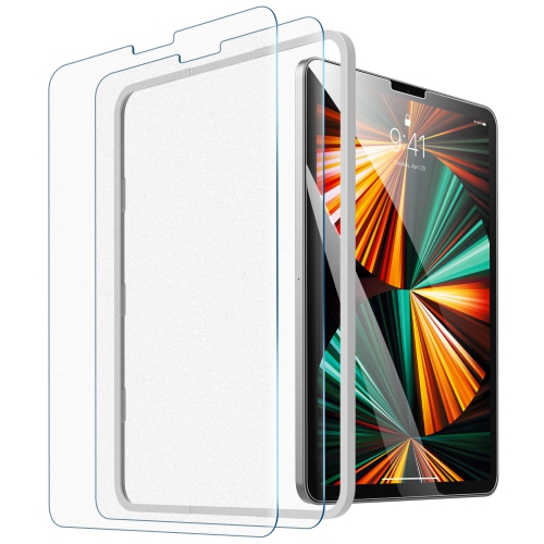 HLD  Moko 2-Pack Paper Felt Tempered Glass Screen Protector Fit Ipad Pro 12.9 2021 5Th Gen/4Th Gen 2020/ipad Pro 12.9" 2018, Anti