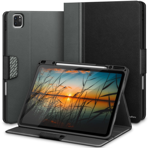 HLD  Kingblanc Case for Ipad Pro 12.9 5Th Generation 2021/4Th Generation 2020/3Rd Generation 2018 With Pencil Holder, Auto Sleep/