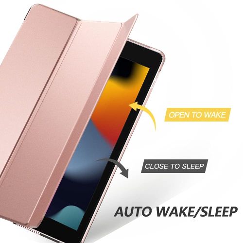 iPad 10.2 Case for iPad 9th Generation 2021/ iPad 8th Generation 2020/ iPad 7th Generation 2019, Slim Stand Hard Back Shell Smart Cover Case for iPad