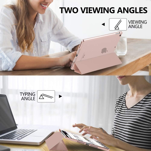 iPad 10.2 Case for iPad 9th Generation 2021/ iPad 8th Generation 2020/ iPad 7th Generation 2019, Slim Stand Hard Back Shell Smart Cover Case for iPad