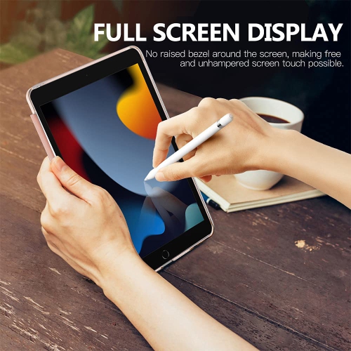 iPad 10.2 Case for iPad 9th Generation 2021/ iPad 8th Generation 2020/ iPad 7th Generation 2019, Slim Stand Hard Back Shell Smart Cover Case for iPad