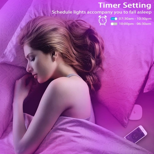 Cozylady Alexa LED Strip Lights 65.6FT, WiFi LED Light Strips Compatible with Alexa,Google Home Controlled by Smart APP, Mus