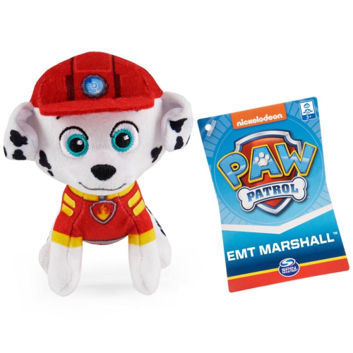 PAW Patrol, 5-inch EMT Mashall Mini Plush Pup, for Ages 3 and up