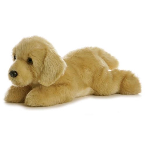 Aurora World 12" Flopsie Plush Goldie the Labrador Dog