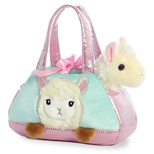 Aurora Peek a Boo-Llama Plush Pet Carrier Purse