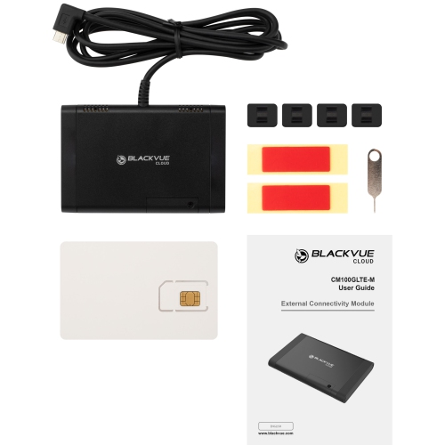 BlackVue CM100 LTE | External 4G LTE Module | BlackVue Cloud Connectivity for DR900X/DR900X Plus and DR750X/DR750X Plus Dashcams