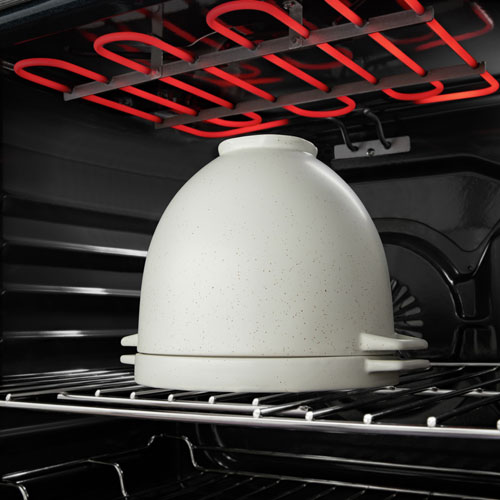 Bol à pain avec couvercle pour batteur sur socle de KitchenAid - Gris