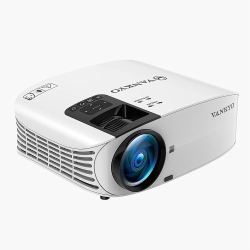Bundle - Vankyo Leisure 510PW 1080P 5G Wireless Projector with Bonus Screen - White