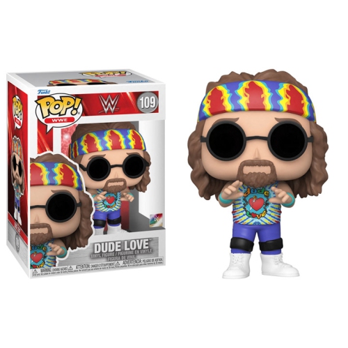 FUNKO  Pop Wwe Vinyl Figure Dude Love #109 (Sale) It's Dude Love! He's the best