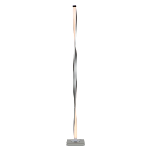 Helix LED Floor Lamp - Silver