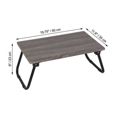 ITY International - Foldable Lunch Tray, 19.75" x 11.8" x 9", Taupe Gray