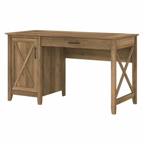 Key West 54W Computer Desk with Storage in Reclaimed Pine - Engineered Wood