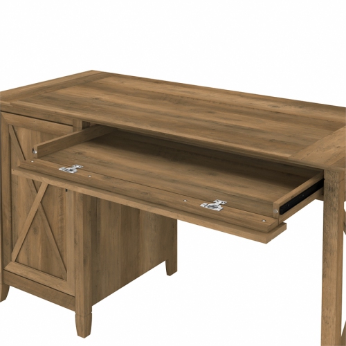 Key West 54W Computer Desk with Storage in Reclaimed Pine - Engineered Wood