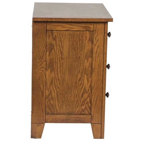 Pemberly Row 2 Drawer Night Stand in Rustic Finish