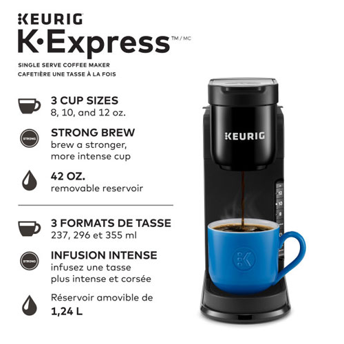 Remis à neuf -Cafetière pour une tasse K-Express de Keurig - Noir