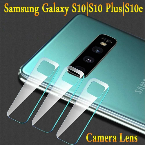 [ 3 Pack ] Samsung Galaxy S10 Plus Plus Camera Lens Screen Protector Anti Scratch Tempered Glass Film Guard