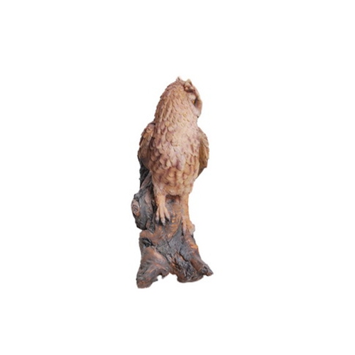 Hi-Line Gift Ltd Great Horned Owl On Stump