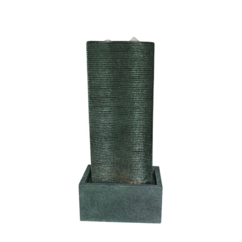 Hi-Line Gift Ltd Bubbling Curved Wall Fountain with LED Lights