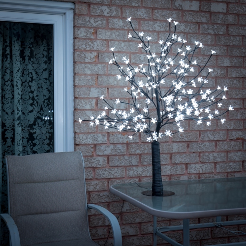 Hi-Line Gift Ltd Floral Lights- Outdoor Cherry Blossom Tree 200Wt LED(Hi-Line Exclusive)(Hi-Line EXCLUSIVE)