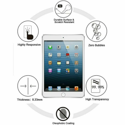 [SupRShield] Apple iPad 10.2” 9th Gen / 8th Gen / iPad 10.2” 7th Gen iPad 7 8 9 Generation Tempered Glass LCD Screen Protector Anti Scratch Film,
