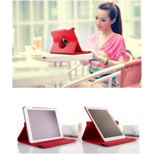 New iPad 9.7 2018 2017 / iPad Air 2 Case - 360 Degree Rotating Stand Protective Cover with Auto Sleep Wake for iPad 9.7