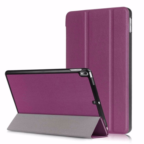 SUPERSHIELD Apple Ipad 5Th Gen 9.7 (2017) Purple Rotate 360 Leather Folding Smart Case Cove