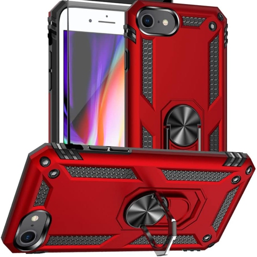 Apple iPhone SE 3rd Generation / iPhone SE 2nd Generation / iPhone 7/ iPhone 8 Case Dual Layered Holder Rugged, Heavy Duty, Tuff Cover