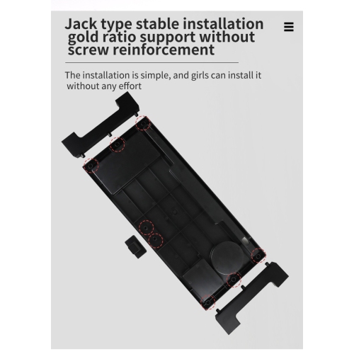 Monitor Riser Stand Laptop Stand Save Space Desk Organizer with Keyboard Organizer Space Black