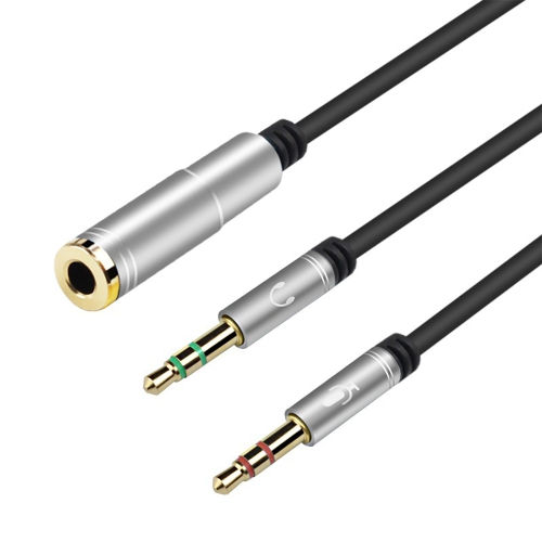 Câble répartiteur pour casque d’écoute pour prise de 3,5 mm d’ordinateur; convertisseurs pour PC 3,5 mm femelle à mâle