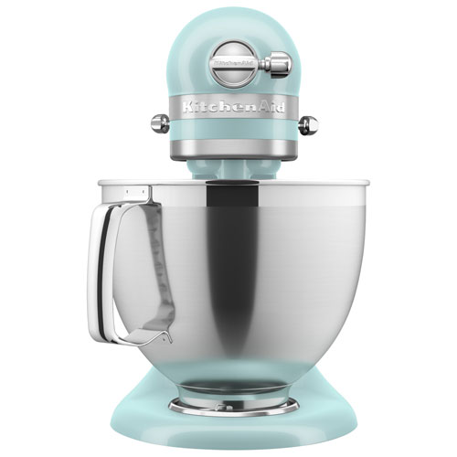 Batteur sur socle à tête inclinable Artisan de KitchenAid avec ensemble d'accessoires de qualité supérieure - 5 pte - 325 W - Bleu eau minérale